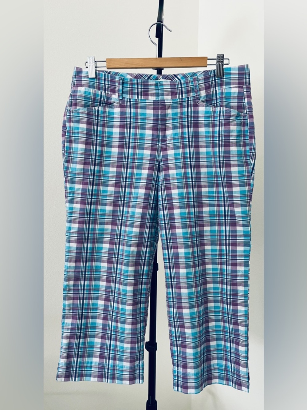 ⛳ Women's Dockers Colorful Plaid Golf Pants | Country Club Chic | Stretch